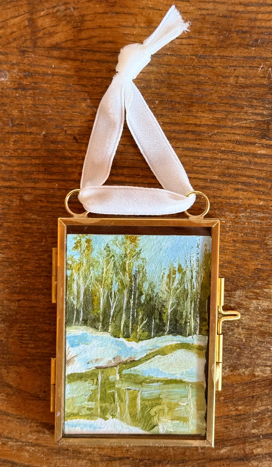 Frozen Lake Ornament