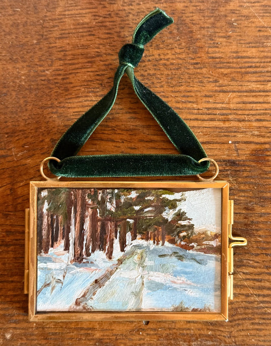 Frosted Trail Ornament